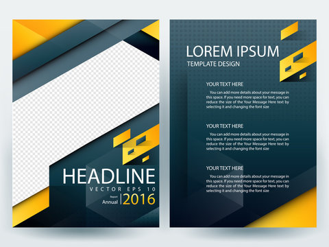 Abstract vector modern flyers brochure / annual report /design templates / stationery with white background in size a4