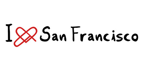 San Francisco love icon