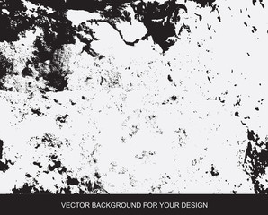 Obraz premium Distress Overlay Texture For Your Design. Black and white grunge