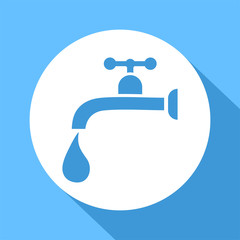 water tap flat icon