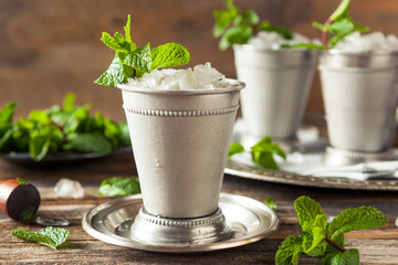 Cold Refreshing Classic Mint Julep