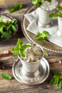 Cold Refreshing Classic Mint Julep