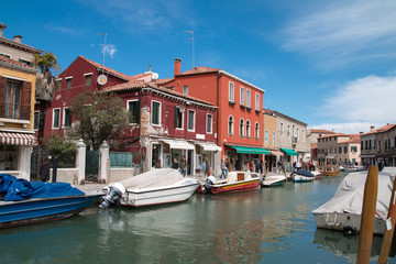 Fototapeta na wymiar Dans les rues de Murano, Venise