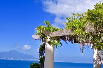 Amazing ocean view from Sorrento Italy