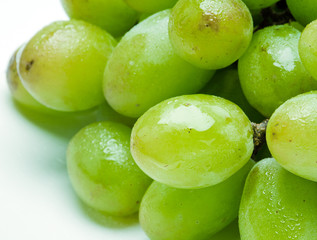 Wet Green Grape