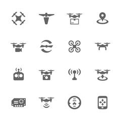Simple Drone Icons 