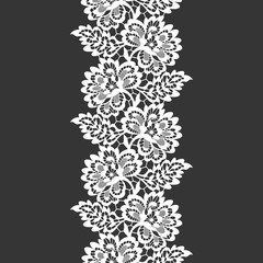 Lace Ribbon Seamless Pattern