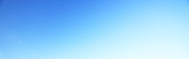 Blue sky background no cloud, soft focus.