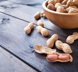 Peanuts in bowl