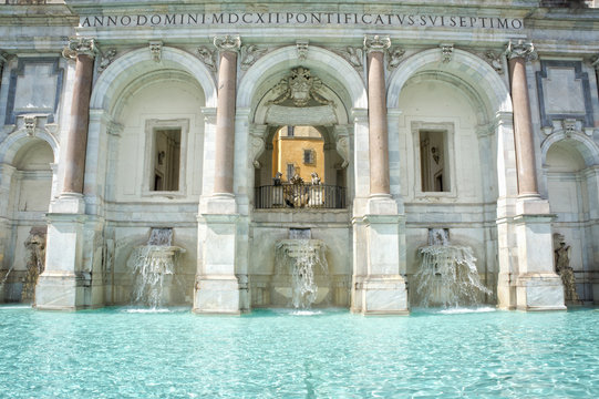 Acqua Paola Fountain, Gianicolo, Rome, Italy