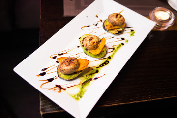 fried vegetables on dish