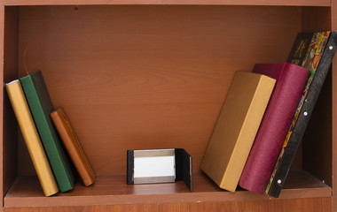 Book Collection Inside old wooden library