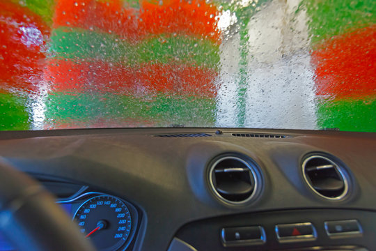 Automatic car wash.