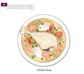Chicken Soup, A Popular Dish in Lao