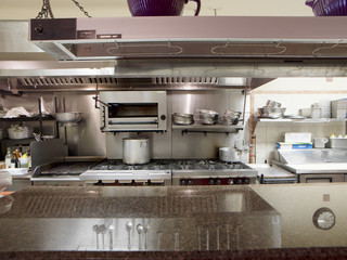 view of a commercial kitchen.