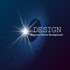 Consisting of little graphics abstract background vector illustration