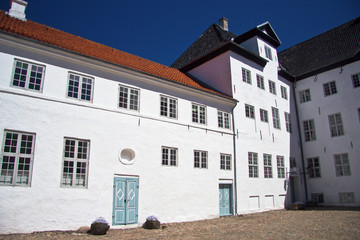 beautiful Castle of Dragsholm, Zeland, Denmark.