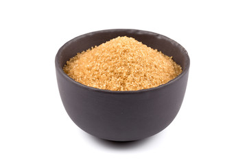 brown sugar in a dark bowl