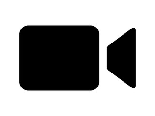 Video camera / camcorder flat icon for apps and websites 