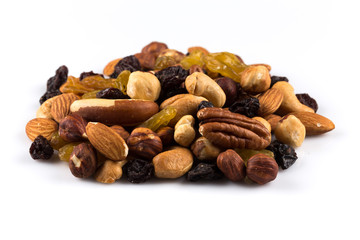 Mix nuts and dry fruits