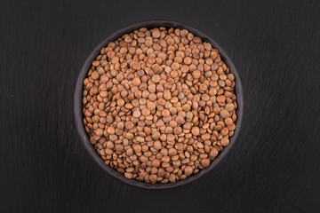 Lentils Isolated on White Background
