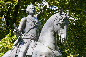 Naklejka premium Statue of Kaiser Franz I. Stephan von Lothringen in Vienna, Aust
