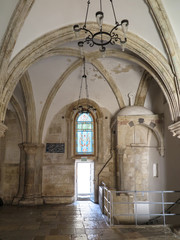 Jerusalem , Israel - July 13 . 2015 : Cenacle (Room of the last supper) where Jesus and his...