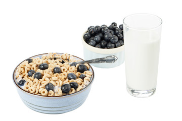 breakfast cereal and blueberry