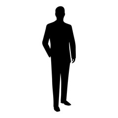 Business man silhouette