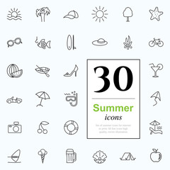 30 summer icons
