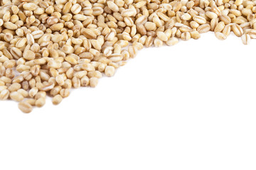 scattered beans on white surface