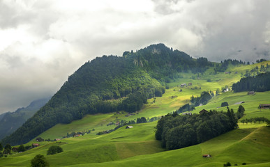 Fototapeta na wymiar Alps in canton of Nidwalden. Switzerland