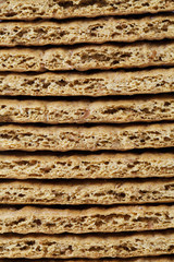 close up image of pile of crackers
