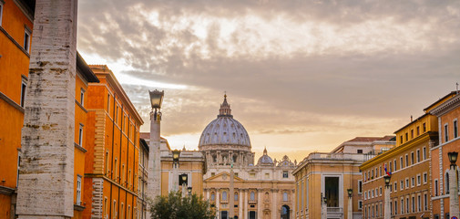 St. Peter's Basilica in Vatican, Rome, Italy