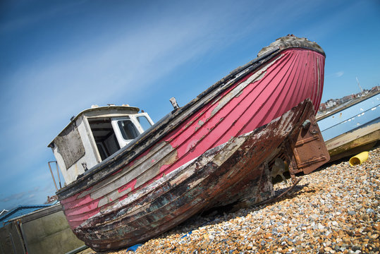Old fishing boat