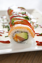 Spicy Rainbow Roll