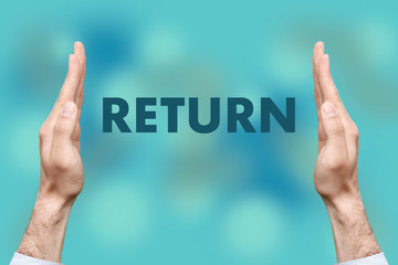 Businessmen from both hands 