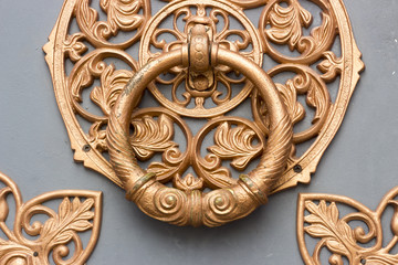 Decorative ornament, made of metal