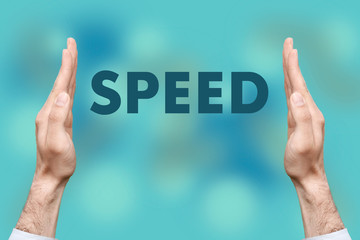 Businessmen from both hands 