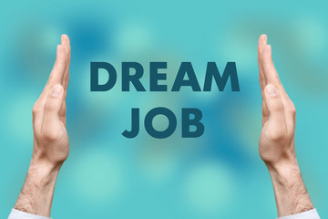 Businessmen from both hands 