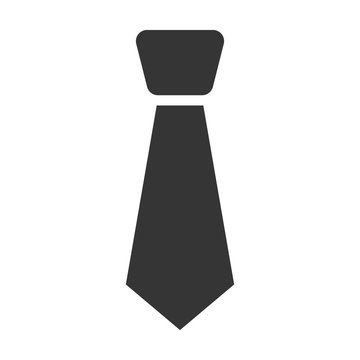 Tie flat icon. Illustration for web and mobile design.