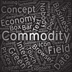 Commodity,Word cloud art background