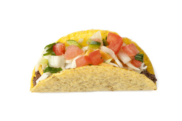 delicious mexican beef taco