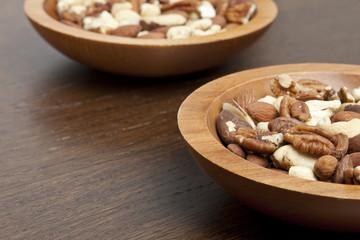 bowl of assorted dried nuts