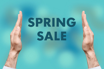 Businessmen from both hands 