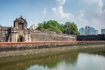 Fototapeta na wymiar Fort Santiego Intramuros Manila, Philippines