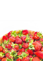 strawberry on white background