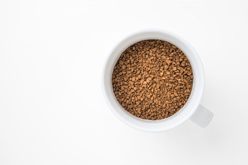 instant coffee in cup
