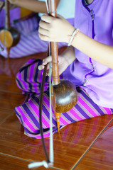 image of mahori or gamelan is a form of Thai classical ensemble which was traditionally played, Thailand.