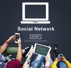 Social Network Networking Connection Internet Concept